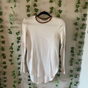 Ribbed Long Sleeve Top